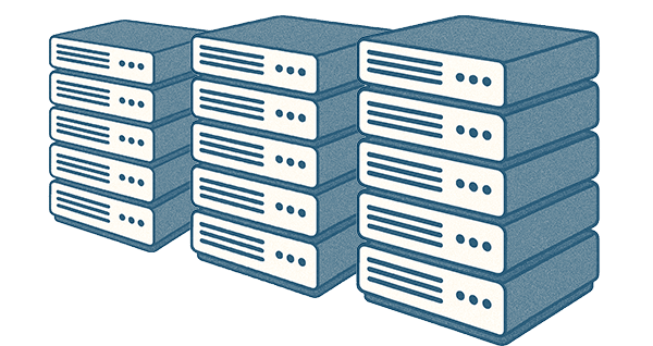 Illustration of eSIM data servers